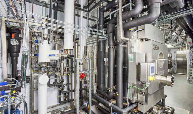 Machinery with lots of pipes.