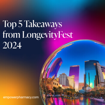 Promotional image for "Top 5 takeaways form LongevityFest 2024"