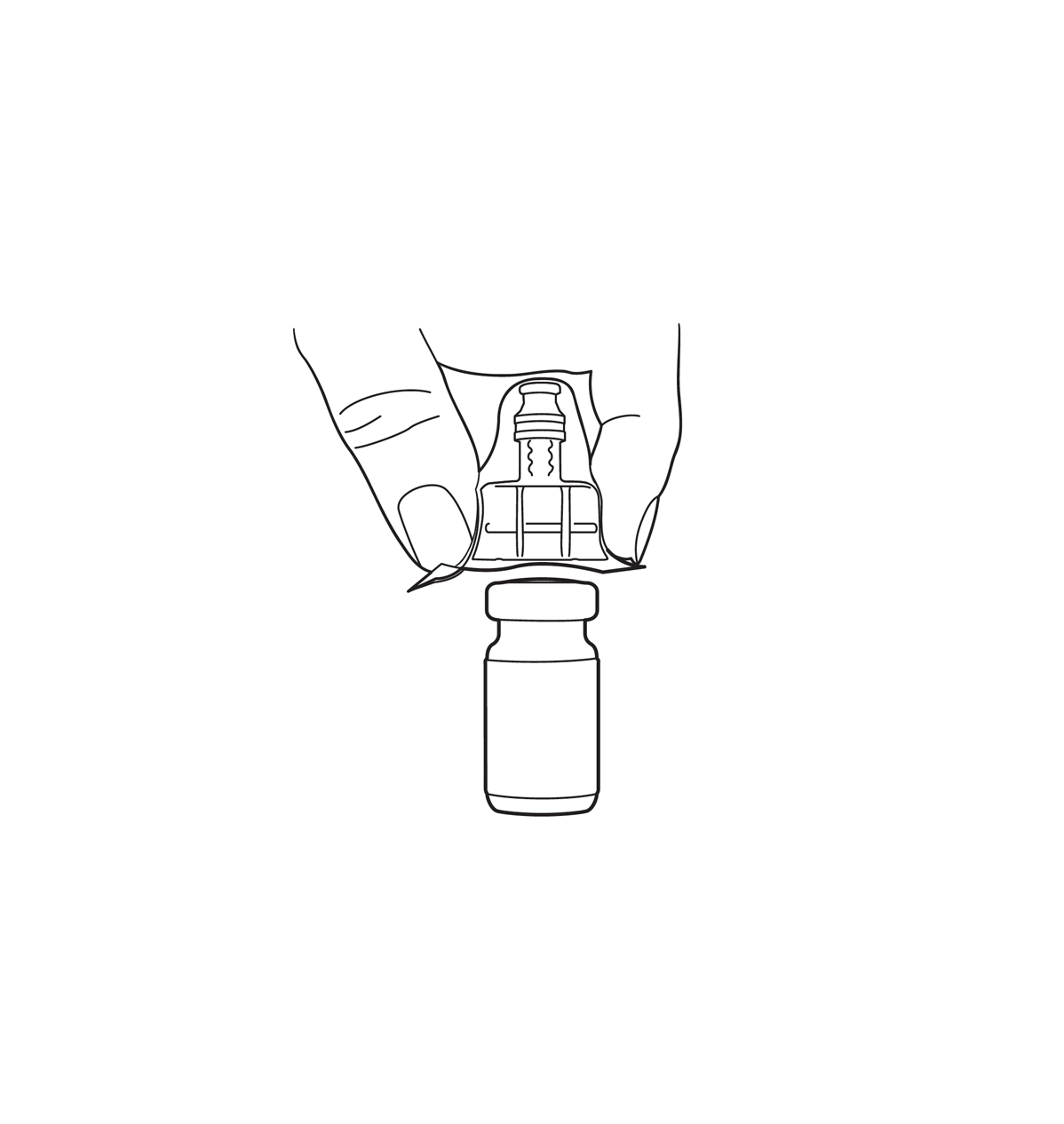 Vial adapter instructions