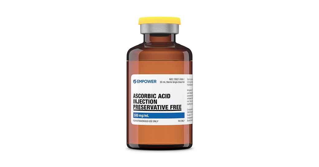 Ascorbic Acid Injection Preservative Free bottle