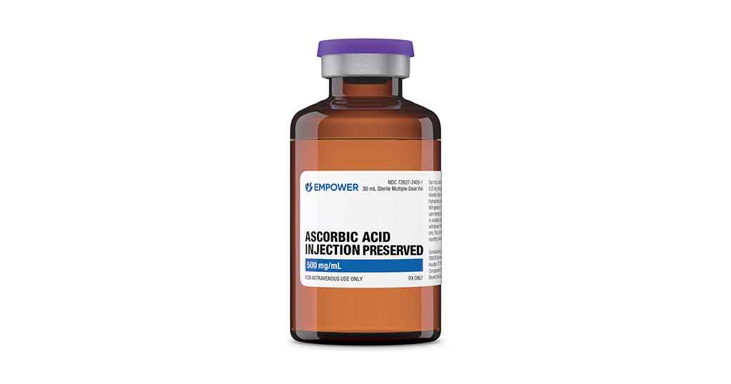 Ascorbic Acid Injection Preserved bottle