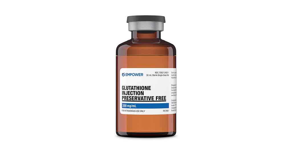 Glutathione Injection Preservative Free bottle