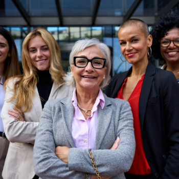 Diverse group of women at work